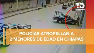 Policías municipales atropellan a 2 menores de edad en San Cristóbal de Las Casas Chiapas 1 murió [upl. by Shela]