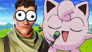 JIGGLYPUFF VOICE TROLLING IN FORTNITE BATTLE ROYALE [upl. by Yelsek]