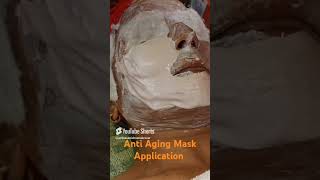 Anti Aging Face Mask Application By archanamishramakeover antiagingsolutions antiagingfacemask [upl. by Zeuqcaj]