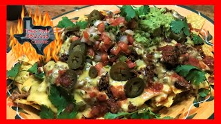 Pulled Pork Nachos Recipe Texas Style [upl. by Llevram667]