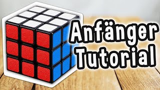 ZAUBERWÜRFEL LÖSEN Tutorial für Anfänger  Spielregeln TV Spielanleitung Deutsch  Rubiks Cube [upl. by Sammie788]