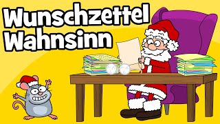 ♪♪ Weihnachtslied für Kinder – Wunschzettel Wahnsinn  Hurra Kinderlieder  Kinderlied Weihnachten [upl. by Ennayelhsa]