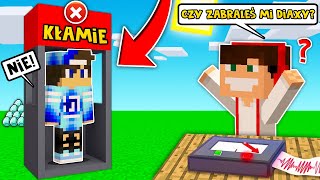 GPLAY SPRAWDZA WYKRYWACZEM KĹAMSTW LAKIEGO W MINECRAFT [upl. by Raynor]