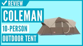 Coleman WeatherMaster 10 Person Outdoor Tent Brown Review [upl. by Rupert]