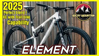 2025 Rocky Mountain Element  CrossCountry bike with smooth link suspension [upl. by Phillis]