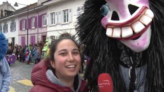 Fasnacht Sissach 2017 Eine Bündnerin an der Herrenfasnacht [upl. by Buckley]