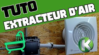 Tuto  Comment raccorder un extracteur dair avec temporisation pour salle de bain 🛁 [upl. by Meuser]