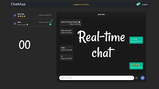 Realtime Chat App  0 Introduction  React Nodejs and Socketio [upl. by Parlin191]