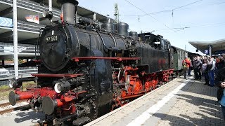 Dampflok 97501 Jubiläumsfahrt nach Münsingen 2018 GK [upl. by Carbrey]