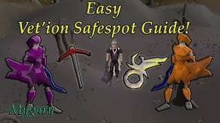 OSRS Easy Vetion Safespot Guide [upl. by Teirrah]