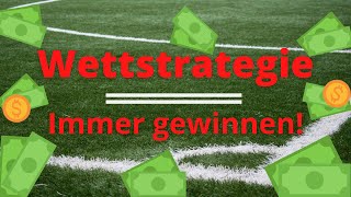 Immer Gewinnen Sportwetten Strategie💥 Beste Fußball Wettstrategie [upl. by Lemraj689]