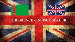 turkmençe iňlisçe sözlük Туркменский английский словарь Inlis dili [upl. by Lunette]