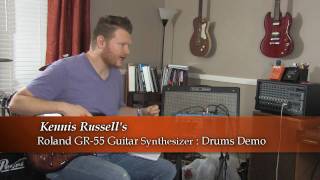 Roland GR55 Guitar Synthesizer  Drums [upl. by Darra]