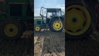 John Deere 2130 ploughing in Kent [upl. by Nairdad131]