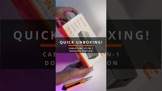 Cabletime 15in1 Docking station  Quick unboxing [upl. by Rebmik598]