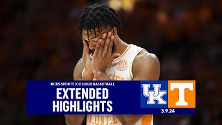 No 15 Kentucky at No 4 Tennessee College Basketball Extended Highlights I CBS Sports [upl. by Perceval653]