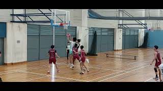 2nd Q NSG basketball west zonal qtr final team swiss vs Bukit batok sec 25022024 [upl. by Nnaecarg]