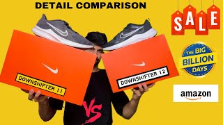 Nike Downshifter 11 Vs Downshifter 12 Detail Comparison  Downshifter 11 VS Downshifter 12 [upl. by Koo]