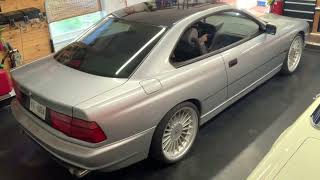 BMW E31  840 Eisenmann Race Muffler Cold Start [upl. by Tilda286]