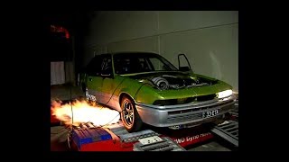 Grahams turbowerx 4l vl calais on dyno shooting massive flame [upl. by Stephannie]