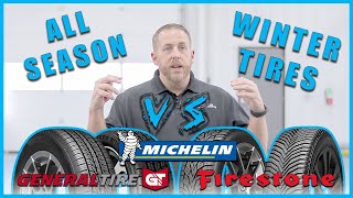 General vs Firestone vs Michelin  All Season Tires vs Winter Tires Explained [upl. by Laucsap]