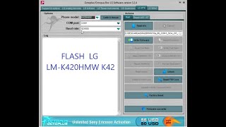 FLASH LG LM K420HMW K42 [upl. by Laure]