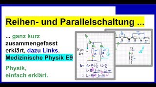 Reihenschaltung und Parallelschaltung von Widerständen ganz kurz erklärt dazu Links [upl. by Anairda]