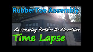 Time lapse Video Lifetime Shed 20 x 8 Mountain Build RubberToe Assembly [upl. by Eilsil204]