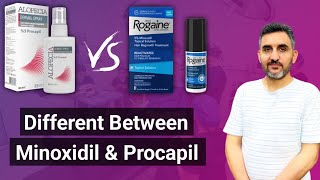 What is the difference between Minoxidil amp Procapil  Which one is best  Dr Habib [upl. by Friedman]