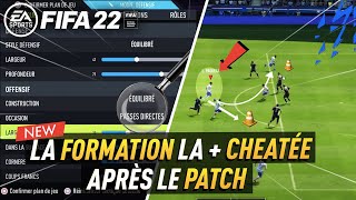 TUTO FIFA 22  La NOUVELLE FORMATION CHEATÉE  TACTIQUES PERSO  4321 META [upl. by Torre]