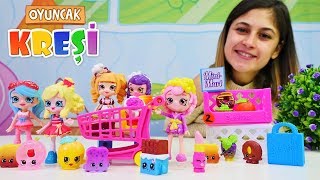 Oyuncak kreşi Ayşe ve Shopkins minimarkette alışveriş öğreniyorlar [upl. by Kraus]