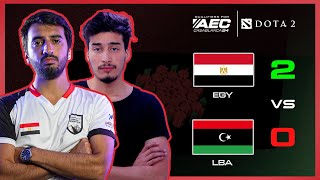 DOTA 2  Egypt vs Libya  GROUP STAGE  IESF AFRICAN REGIONAL QUALIFIERS 2024  DAY 5 [upl. by Eilrebma]