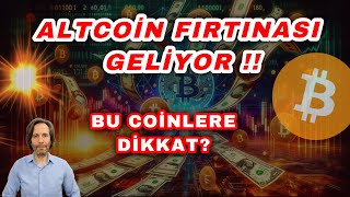 ALTCOIN FIRTINASI GELİYOR  HALVING STRATEJİSİ  UYARILAR [upl. by Eekaz]