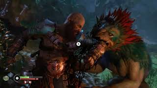 God of War Ragnarok  14 The Path amp Forest Ancient BOSSFIGHT [upl. by Atinuaj576]