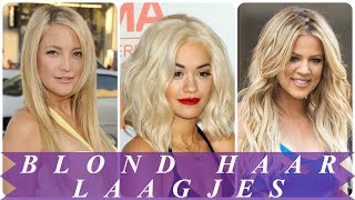 Kapsels blond haar laagjes 2018 [upl. by Mailli]