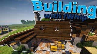 Building with fWhip  Village Blacksmith transformation 042 Minecraft 112 Survival [upl. by Ydarb]