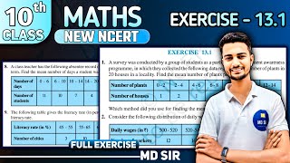 Class 10 Maths Chapter 13  Statistics  Exercise 131 Solutions [upl. by Nerad]