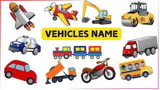 Vehicles nameTypes of Vehicles in Englishvocabulary wordsModes of transport [upl. by Alolomo808]