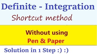 Definite Integration Shortcuts and Tricks  Integral Calculus [upl. by Ashbaugh]