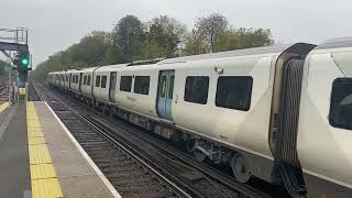 Thameslink coming into Three Bridges for Brighton [upl. by Rainah]