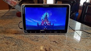 FANGOR Car DVD Player with HDMI Input Review [upl. by Reyem]