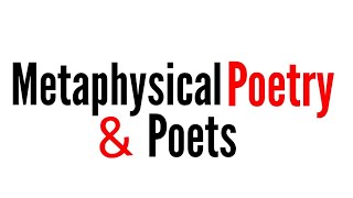 Metaphysical Poetry and Poets In Hindi Definition and full analysis [upl. by Daisi841]