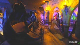 Ghost Castle Dark Ride  Haunted MansionLike Ride  Europa Park [upl. by Dnalrag]