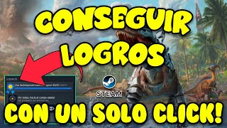 Conseguir TODOS los LOGROS DE STEAM con un CLICK Steam [upl. by Noimad]