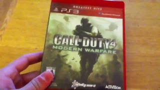 Call of Duty 4 Greatest Hits Unboxing [upl. by Ainelec]