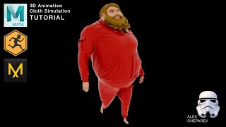 3D Animation  Mixamo Motion Capture to Maya to Marvelous Designer Cloth Simulation [upl. by Werdnael826]