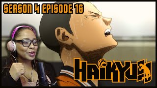 TANAKA CANT GIVE UP HAIKYU SEASON 4 EPISODE 16  FIRST TIME WATCHING [upl. by Dal]