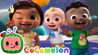 The Stretching and Exercise Song with Nina and JJ  Cocomelon Nursery Rhymes for Kids [upl. by Ahseek316]