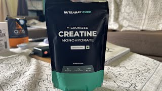 Nutrabay 100 Creatine Monohydrate Honest Review After 15 Days [upl. by Burgener]