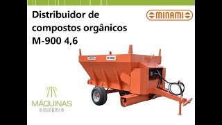 Distribuidor de composto orgânico M900 46 [upl. by Nehpets]